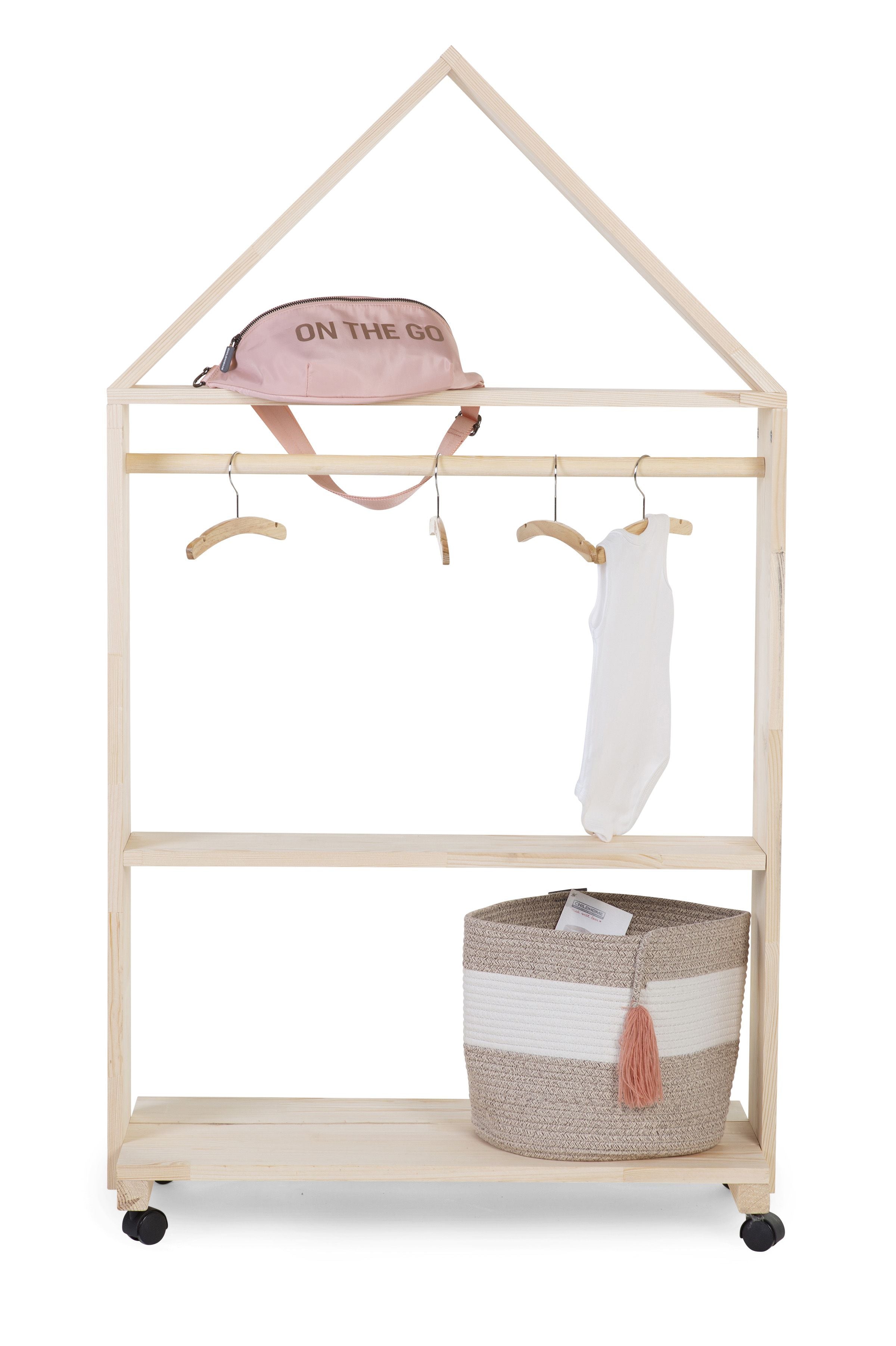 Childhome House Decorative Storage Rack + Wheels