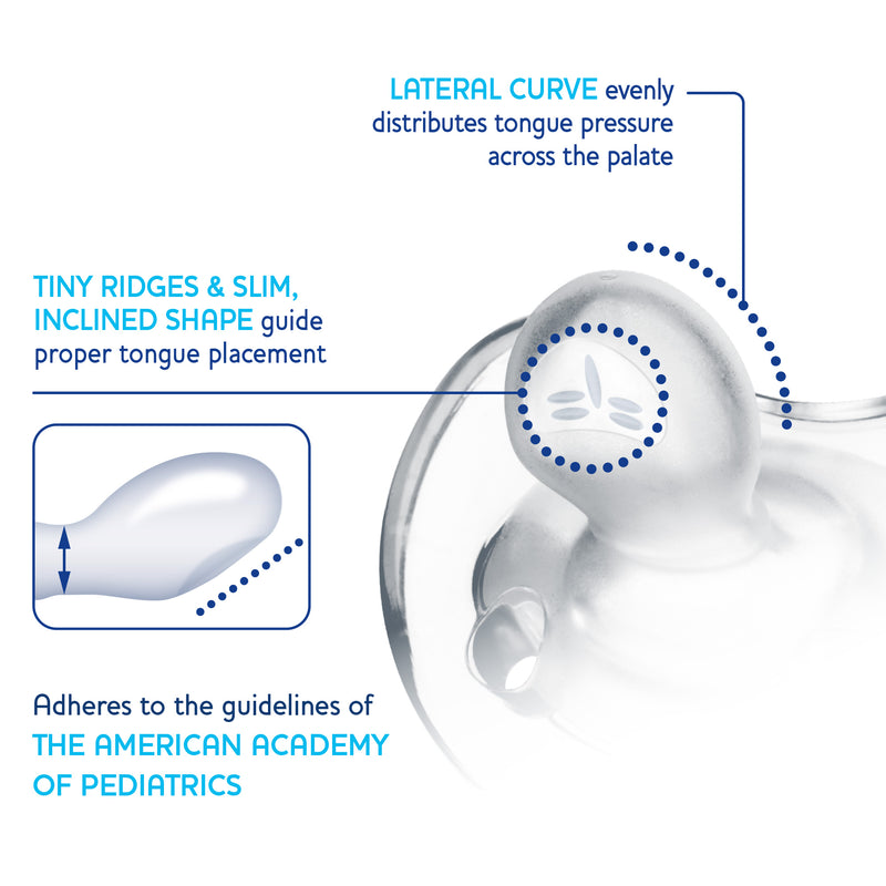 Chicco PhysioForma Silicone One-Piece Orthodontic Pacifier 0-6m 4pk