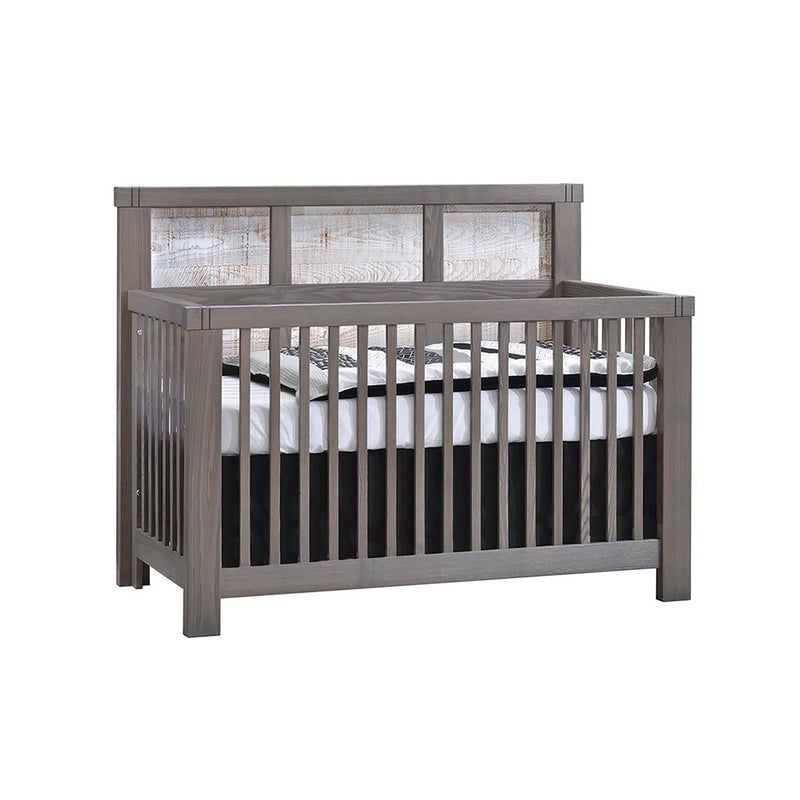 Natart Rustico Moderno ''5-in-1'' Convertible Crib with Wood Panel (w/out rails)
