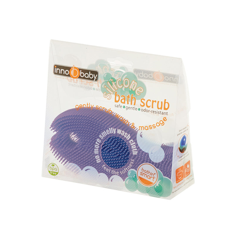 Silicone Mini Fish Scrub with Suction Innobaby Bathin' Smart