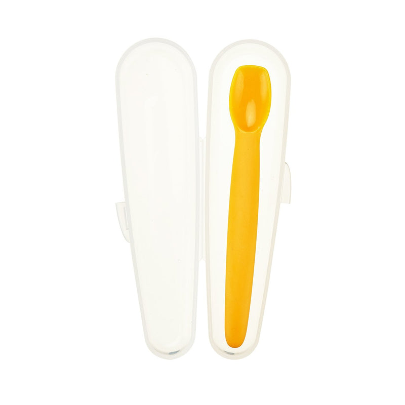 Innobaby Din Din SMART Silicone Baby Spoon With Carrying Case Gum Friendly - BPA-Free - Mega Babies
