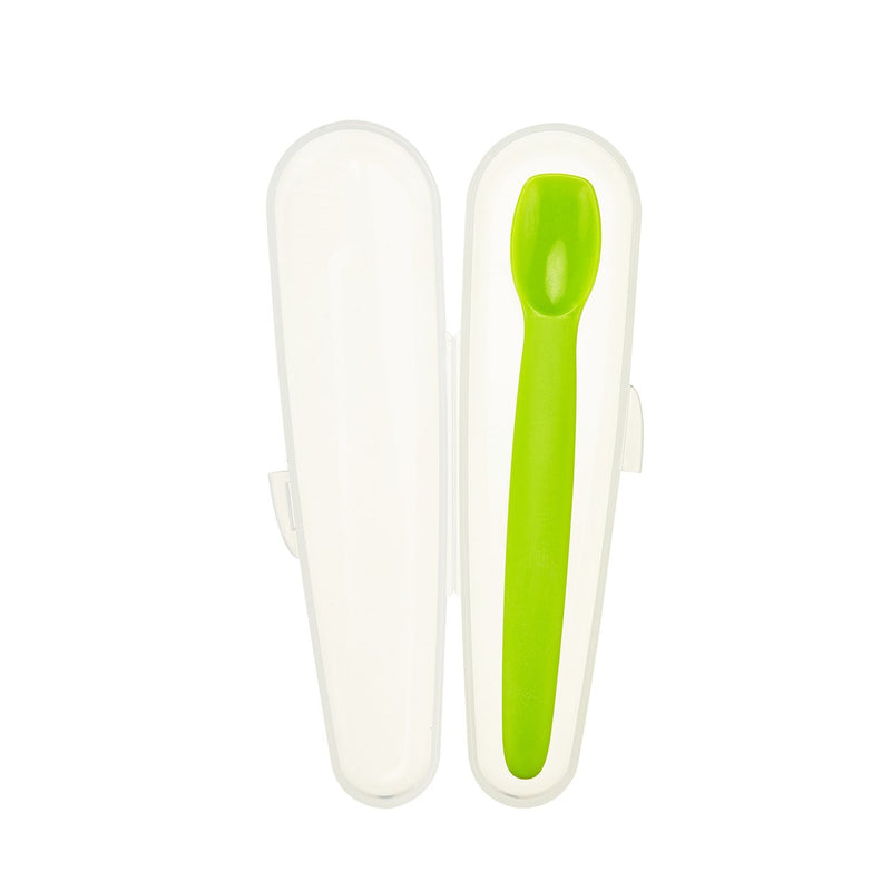 Innobaby Din Din SMART Silicone Baby Spoon With Carrying Case Gum Friendly - BPA-Free - Mega Babies