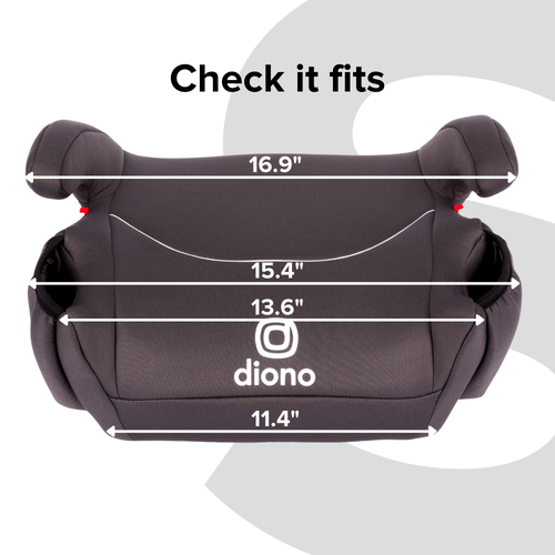 Diono Solana Backless Booster Seat- 2 Pack