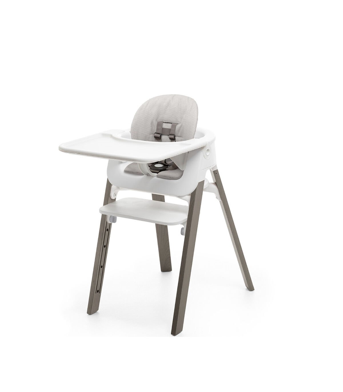 ストッケ　STOKKE　STEPS　CHAIR　COMPLETE　ベビーチェア Stokke Steps High Chair Complete With Legs, Seat, Babyset, Cushion, an