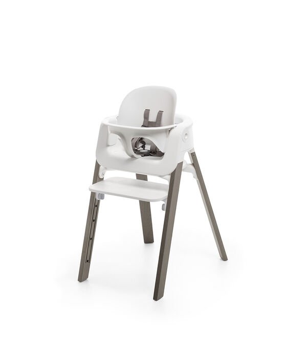 used stokke steps high chair Stokke Steps High Chair With Legs, Seat, and Babyset