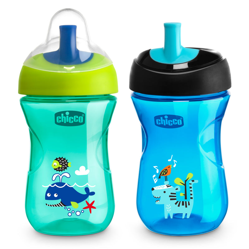 Chicco Sport Spout Trainer Sippy Cup  9m+ 9oz (2pk)