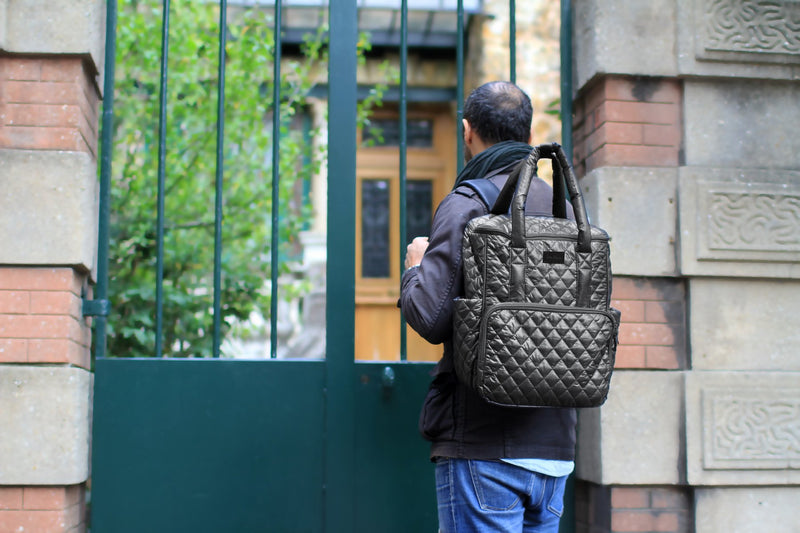 7 AM Quilted London Diaper Backpack