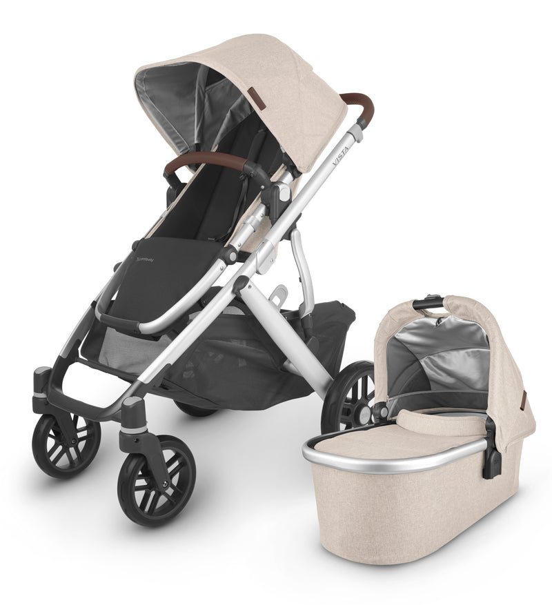Mega babies' Vista V2 is a full size all-in-one stroller.