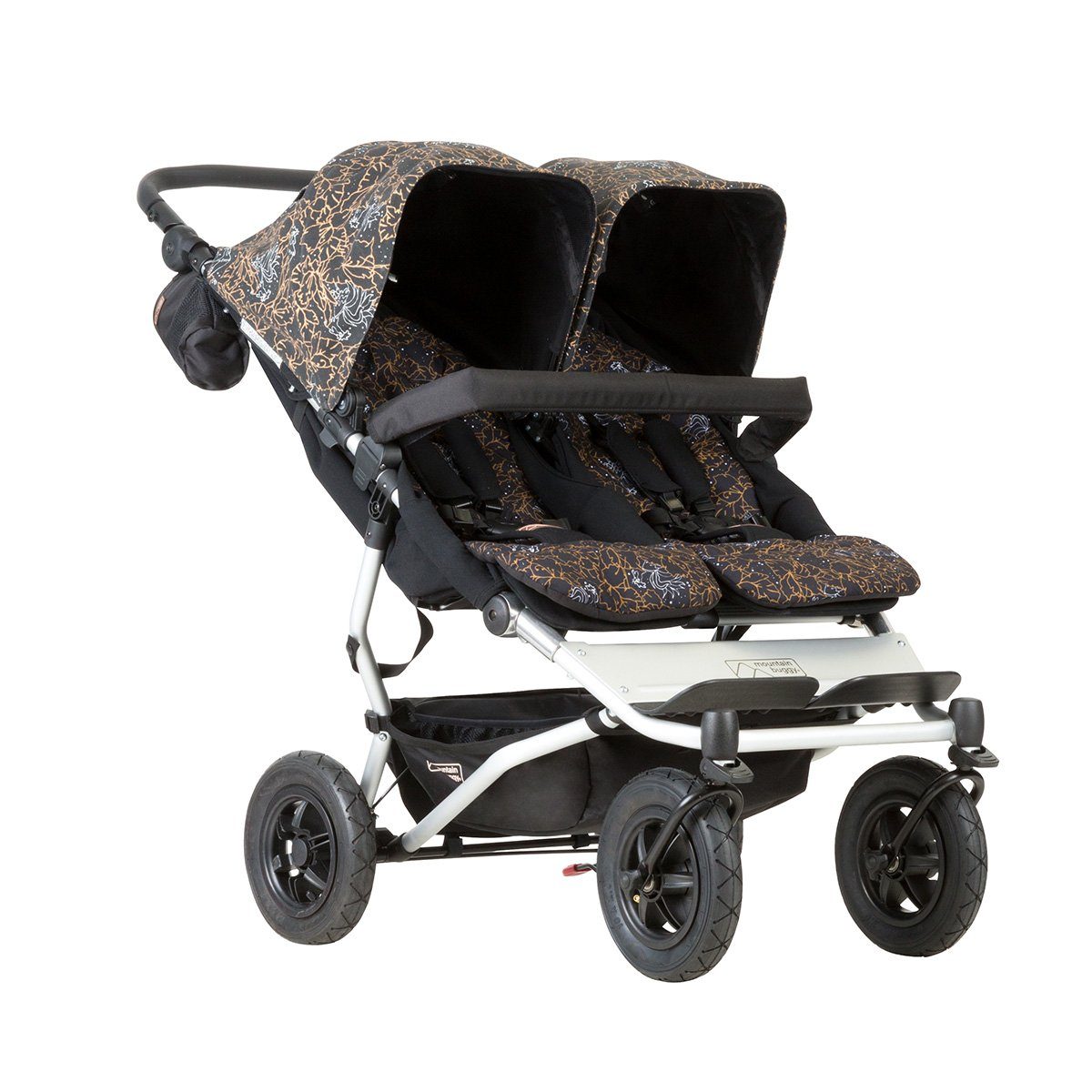 mountain buggy double stroller bassinet Mountain Buggy Duet Double Stroller Silver