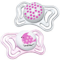 Chicco PhysioForma Light Day & Night Orthodontic Pacifier 0-6m 2pk