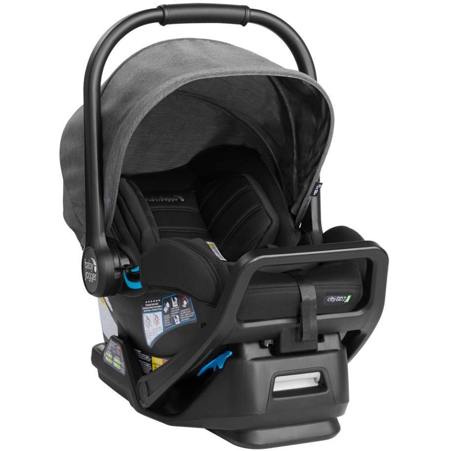 2 seater jogging stroller Baby Jogger City Select 2 + City GO 2 Travel System, Radiant Slate