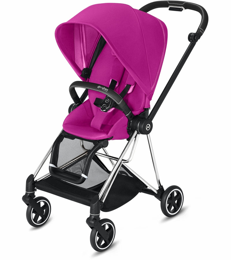 The Cybex Mios stroller, from Mega babies, in fancy pink is perfect for your little princess.