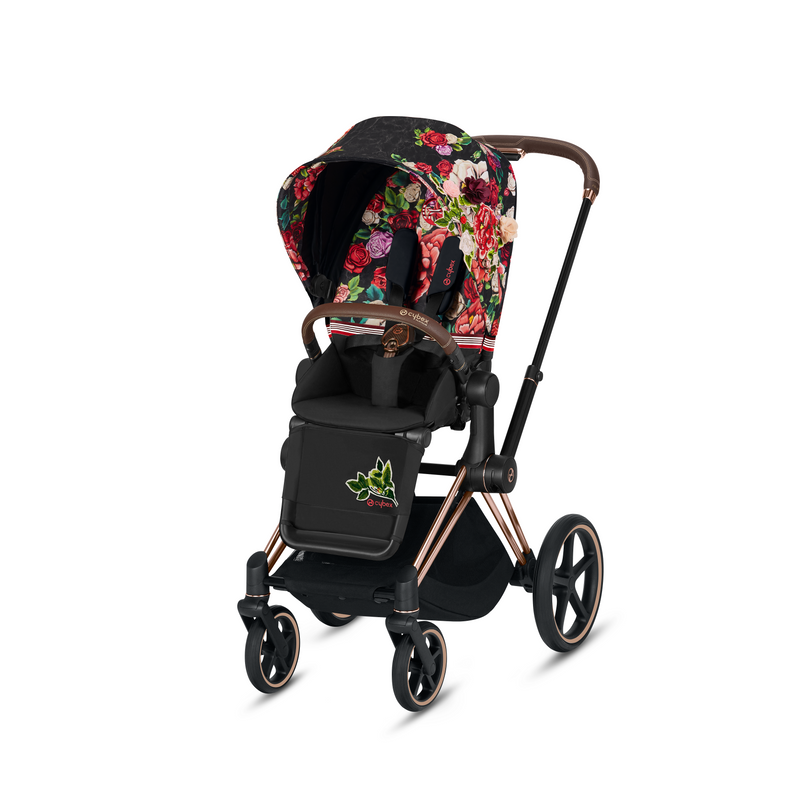 Cybex e-Priam Complete Stroller - Spring Blossom