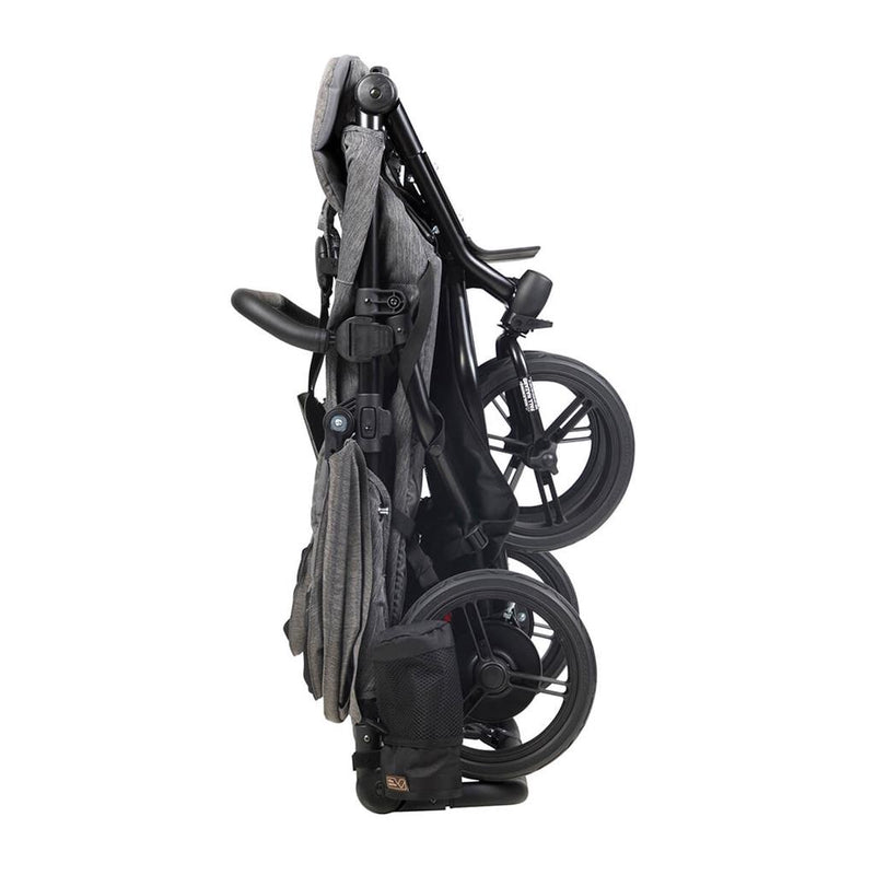 Mountain Buggy Duet Luxury Herringbone Double Stroller - With Free Carrycot Plus
