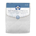 Sealy Stain Protection Waterproof Fitted Crib Mattress Pad