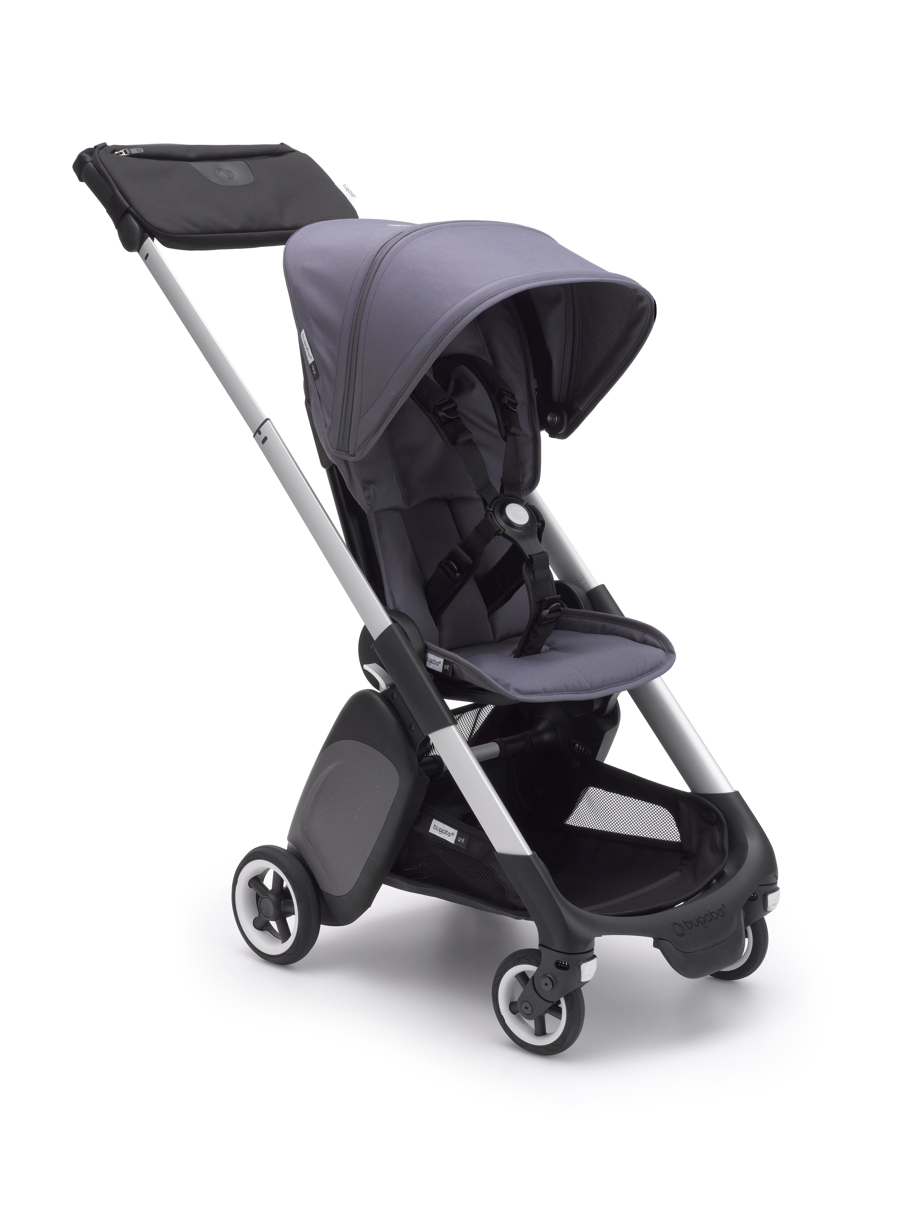 バガブーアント Bugaboo Ant Sit and stand travel stroller black sun canopy