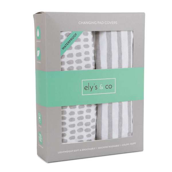 Ely's & Co. Waterproof Cradle Sheet/ Changing Pad Cover - 2 Pack