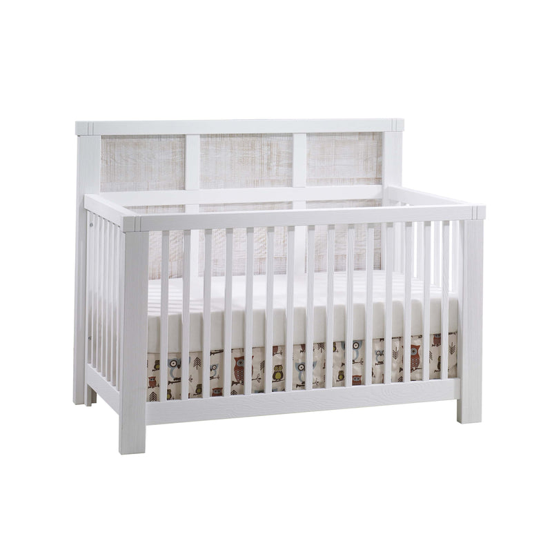 Natart Rustico Moderno ''5-in-1'' Convertible Crib with Wood Panel (w/out rails)