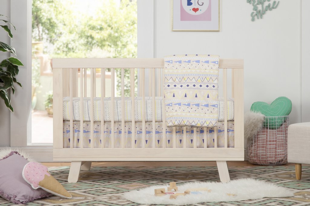 Babyletto Hudson 3 in 1 Convertible Crib with Toddler Bed Conversion K