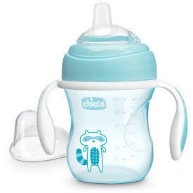 Chicco Silicone Spout Transition Sippy Cup 7oz  4m+