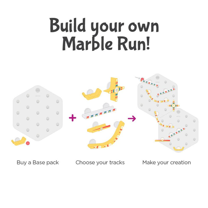 Oribel VertiPlay STEM Marble Run - Build Your Own