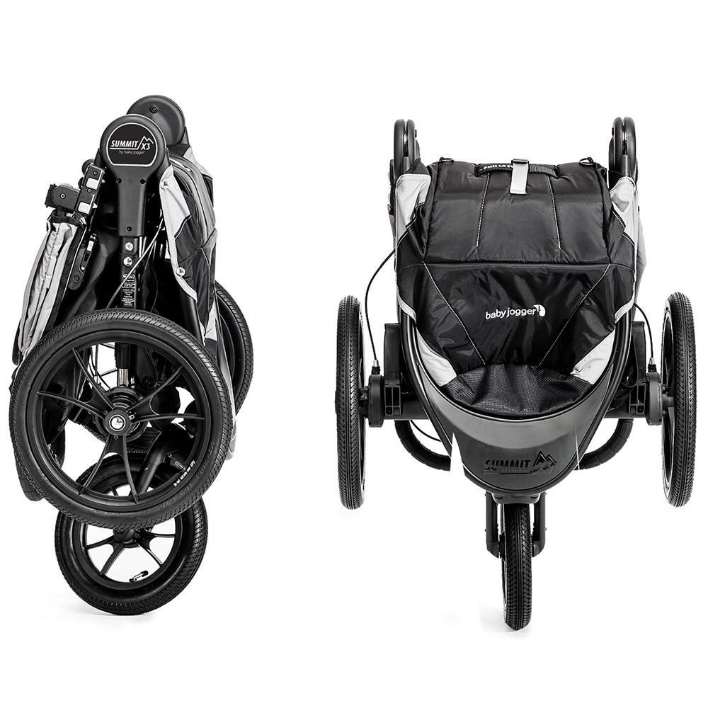 single jogging stroller clearance Baby Jogger Summit X3 Jogging Stroller (Black & Gray)