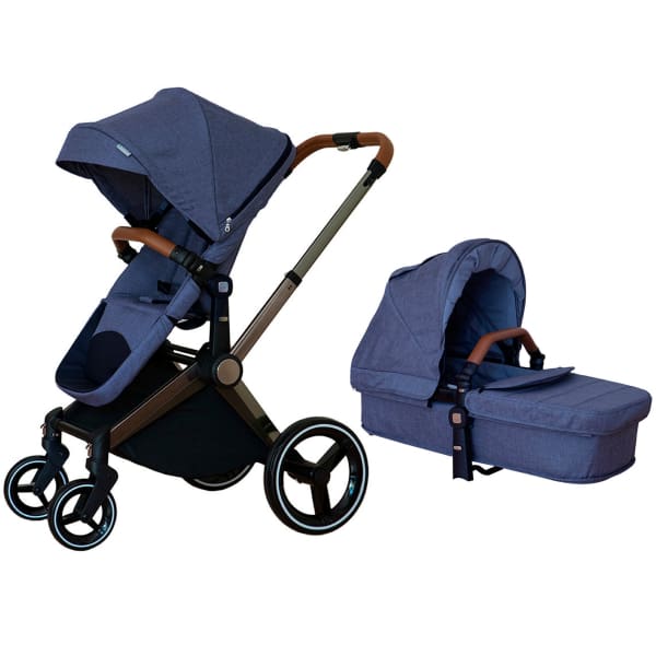 Venice Child Kangaroo Stroller - Denim Blue - Convertible Stroller